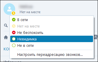 Статус в Skype