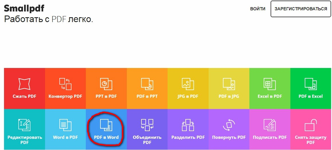 Как конвертировать ПДФ в Ворд?