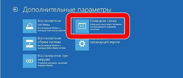 дополнительные параметры командная строка windows 10