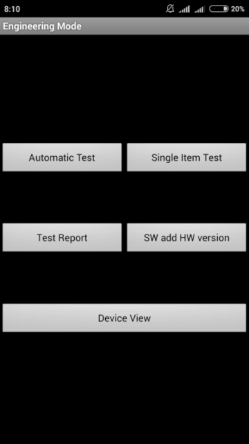 инженерное меню в телефоне Xiaomi