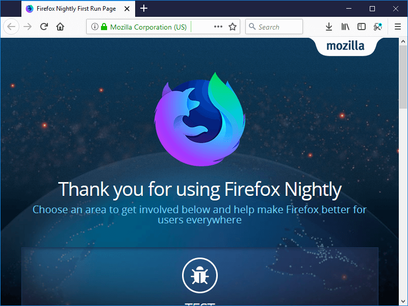 Firefox Portable Nightly