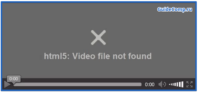 не работает html5 video в яндекс браузере