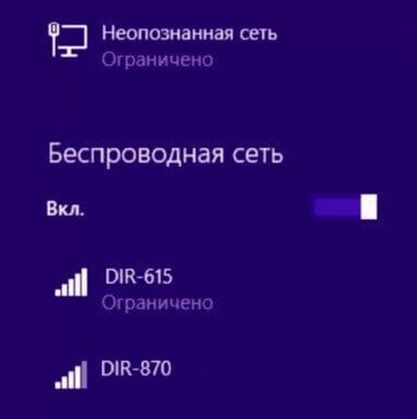 Уведомление Windows 8/10 об ограниченном доступе по Wi-Fi